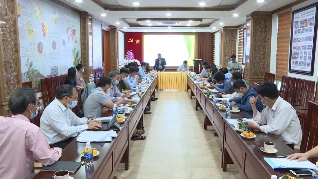 Các đơn vị tham gia buổi làm việc dự án nông nghiệp tháng 11 năm 2021