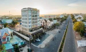 Tòa nhà văn phòng Vĩnh Hiệp nhìn từ trên cao