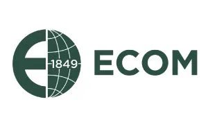 Logo ECOM màu xanh