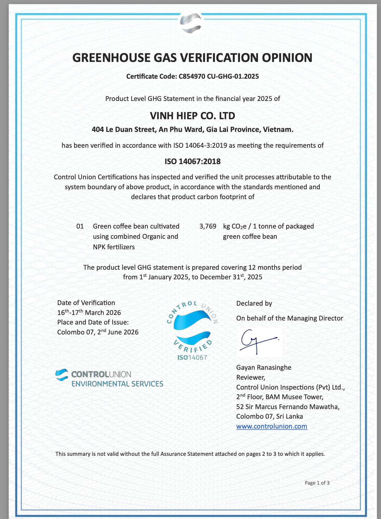 vinh hiep ISO 14067:2018