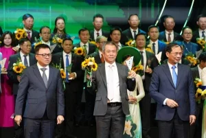 Vinh Hiep representative at the Vietnam Value 2024 awards